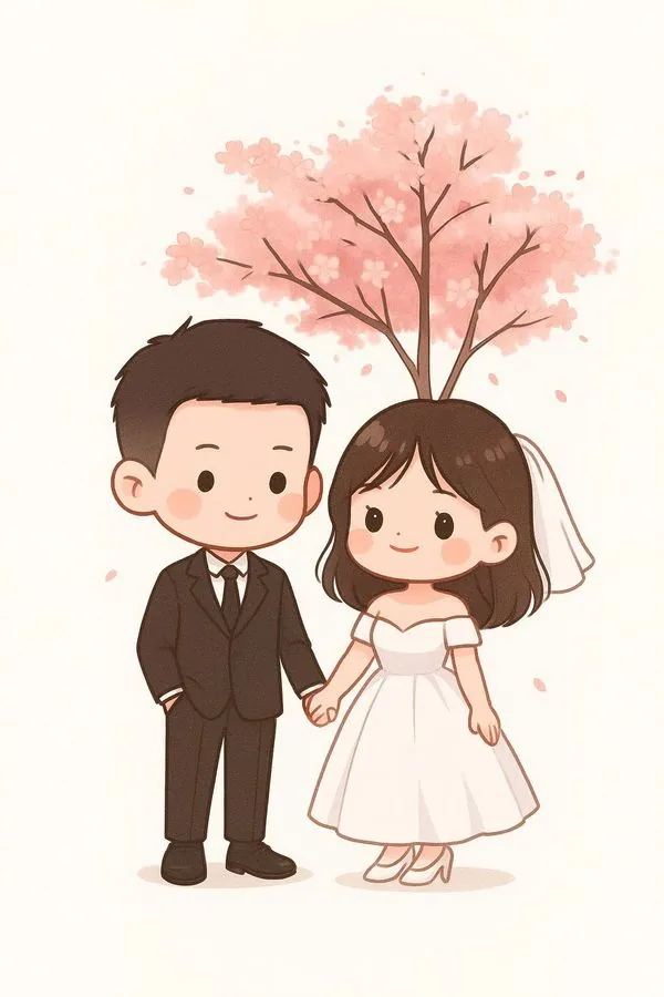 Mẫu không ảnh chibi đỏ